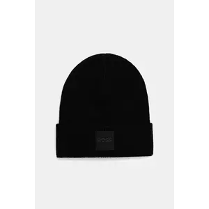 BOSS Orange căciulă de lână culoarea negru, 50546155 imagine