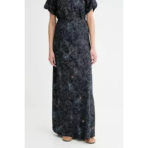 MUNTHE fustă BARDOT culoarea bleumarin, maxi, drept, 253120125320 imagine