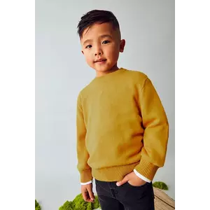 Mayoral pulover de bumbac pentru copii culoarea galben, light, 311 imagine