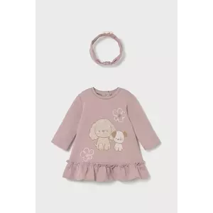 Mayoral Newborn compleu bebe 2-pack culoarea roz, mini, evazati, 2809 imagine