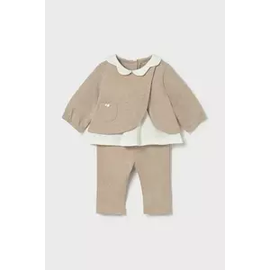 Mayoral Newborn compleu bebe 2-pack culoarea bej, 2707 imagine