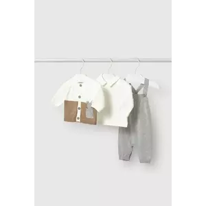Mayoral Newborn compleu bebe 3-pack culoarea gri, 2617 imagine