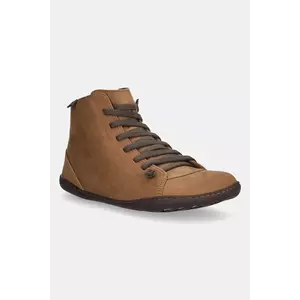 Camper sneakers din piele intoarsă Peu Cami culoarea maro, K400509-026 imagine