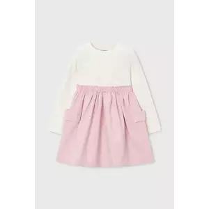 Mayoral rochie fete culoarea roz, mini, evazati, 4930 imagine