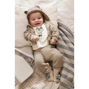 Mayoral Newborn compleu bebe 3-pack culoarea bej, 2608 imagine