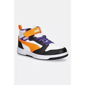 Puma sneakers pentru copii Rebound V6 Mid AC+ PS culoarea roșu imagine