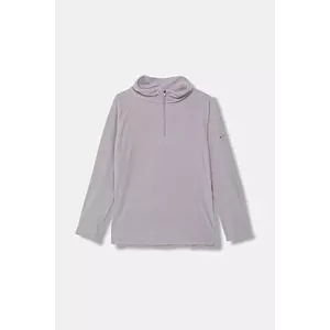 Columbia bluza copii culoarea roz, neted imagine