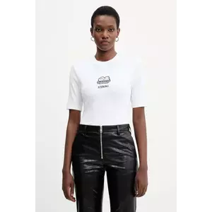 Iceberg tricou din bumbac culoarea negru, F071 6302 imagine