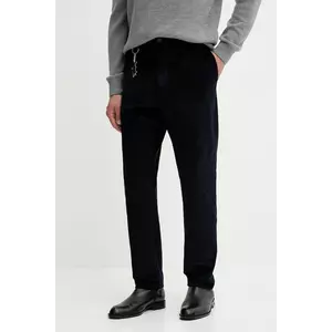 Paul&Shark pantaloni de catifea cord culoarea bej, drept, 14314020 imagine