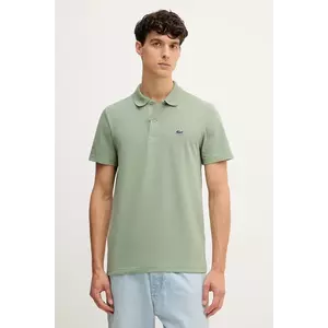 Lacoste tricou polo culoarea maro, uni, DH5522 imagine