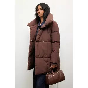 Answear Lab geaca femei, culoarea verde, de iarna, oversize imagine