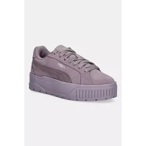 Puma sneakers din piele întoarsă Karmen II culoarea maro, 397457 imagine