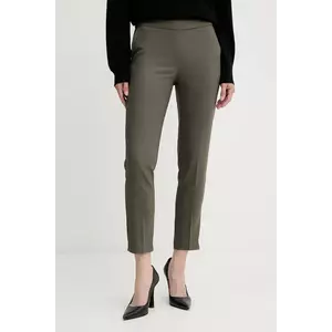 Morgan pantaloni PROSY.F culoarea roșu, fason țigaretă, medium waist, PROSY.F imagine