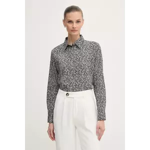 United Colors of Benetton cămașă culoarea alb, cu guler clasic, regular, 5Q6SDQ0AY imagine