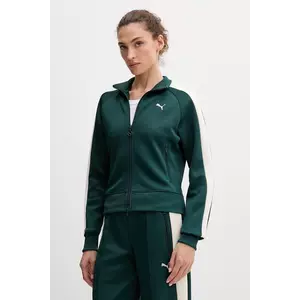 Puma bluză culoarea maro, cu model, 629796 imagine