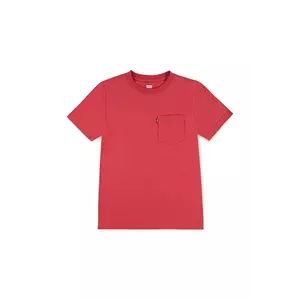 Levi's tricou de bumbac pentru copii SUNSET POCKET TEE culoarea alb, uni, 9EM359 imagine
