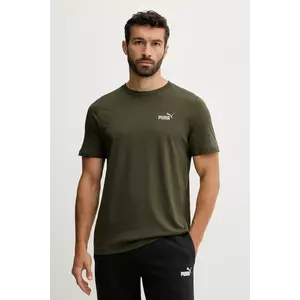 Puma tricou din bumbac culoarea turcoaz, cu imprimeu, 684717 imagine