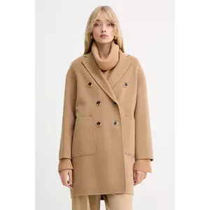 MAX&Co. palton de lână culoarea maro, 2528016014200 imagine