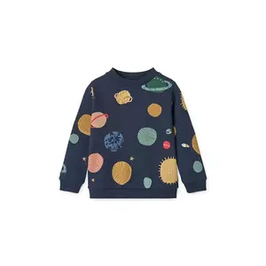 Liewood hanorac de bumbac pentru copii Thora Printed Sweatshirt culoarea bleumarin, cu imprimeu, LW20357 imagine