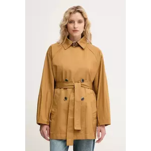 MAX&Co. trenci din bumbac culoarea galben, 2526086091200 imagine