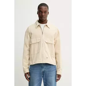 Dickies geacă jeans culoarea bej, de tranziție, oversize, DK0A87OE imagine
