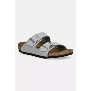 Birkenstock șlapi copii Arizona culoarea argintiu, 1030477 imagine
