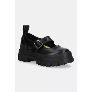 Buffalo balerini Aspha Loafer Buckle Os culoarea negru, 1620046 imagine