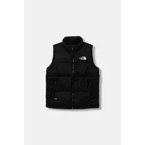 The North Face vestă de puf pentru copii TEEN 1996 RETRO NUPTSE VEST culoarea negru, NF0A8A4BGOG1 imagine