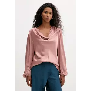 Fracomina bluză culoarea roz, uni, FS25WT1004W45101 imagine