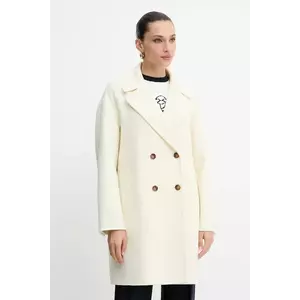 Marella palton de lână culoarea bej, 2523016031200 imagine