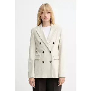 Marella sacou culoarea bej, un singur rând de nasturi, uni, 2523916074200 imagine