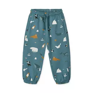 Liewood pantaloni de trening din bumbac pentru copii Arlo Printed Sweatpants cu model, LW20074 imagine