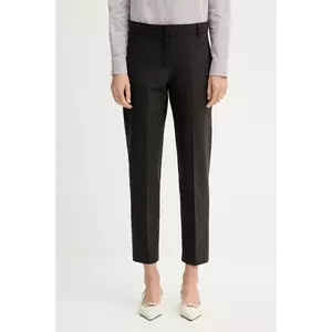 MAX&Co. pantaloni culoarea maro, lat, high waist, 2526136032200 imagine