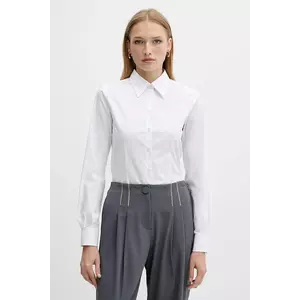 Silvian Heach cămașă DILEGE culoarea alb, cu guler clasic, slim, GPA25345CA imagine