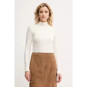 Marella longsleeve Emme by Marella culoarea bej, cu guler, 2525946031200 imagine