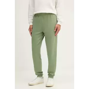 Lacoste pantaloni de trening din bumbac culoarea verde, uni, XH9833 imagine