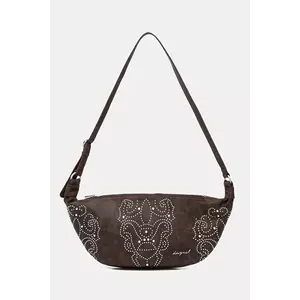 Desigual poșetă POKER FACE MUNSTE culoarea maro, 25WAXP33 imagine