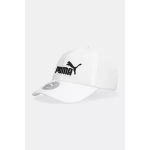 Puma șapcă de baseball din bumbac ESS NO.1 LOGO BB Cap Jr culoarea alb, 026554 imagine