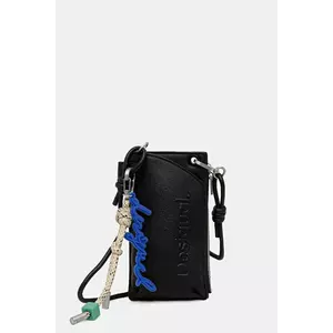 Desigual portofel HALF LOGO MILTON culoarea negru, 25WAYP06 imagine