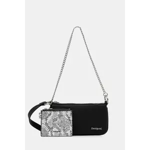 Desigual poșetă culoarea negru, 25WAYP22 imagine