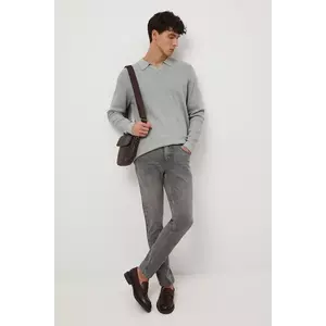 Medicine jeans culoarea gri imagine