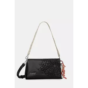 Desigual poșetă SIERRA NARON MEDIUM F culoarea negru, 25WAXPBD imagine