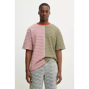 Desigual tricou MASNOU culoarea verde, cu imprimeu, 25WMTK27 imagine