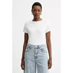 Kenzo tricou din bumbac culoarea alb, FF62TS2584SO imagine