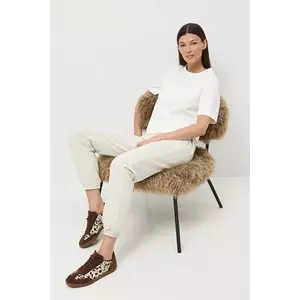 Medicine pantaloni de trening culoarea bej, uni imagine