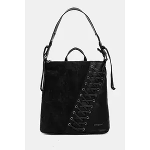 Desigual rucsac BLACK PATCH TANGO P culoarea negru, mic, cu imprimeu, 25WAKP12 imagine