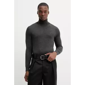 BARENA VENEZIA pulover de lână Knitwear Camio culoarea gri, light, cu guler, KNU5282.429 imagine