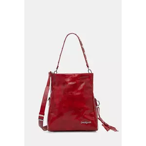 Desigual poșetă REPRISE RED VALENTI culoarea roșu, 25WAXPCA imagine