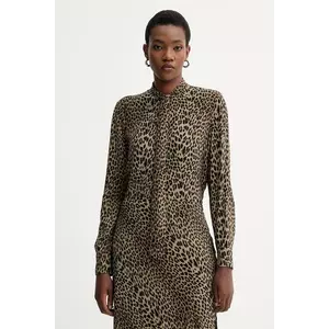 ZADIG&VOLTAIRE cămașă culoarea verde, cu un decolteu legat, regular, WWSH02268 imagine