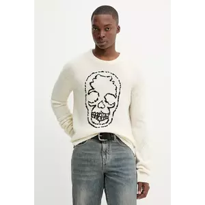 ZADIG&VOLTAIRE pulover de lână culoarea bej, KMSW01792 imagine